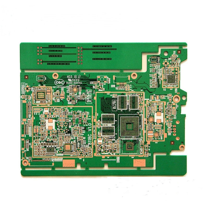 Yüksek Yoğunluklu Çok Katmanlı Hdi Sert Esnek Pcb 6 Katmanlı ROHS UL Smt Pcba Üretim Şirketleri