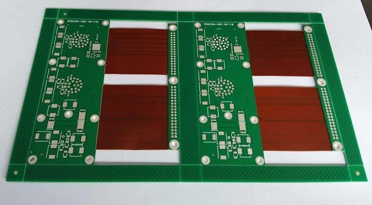 1/2Oz Polimid Esnek Pcb İmalat Kartı PI Malzemesi Beyaz Sarı Lehim Maskesi Direnç