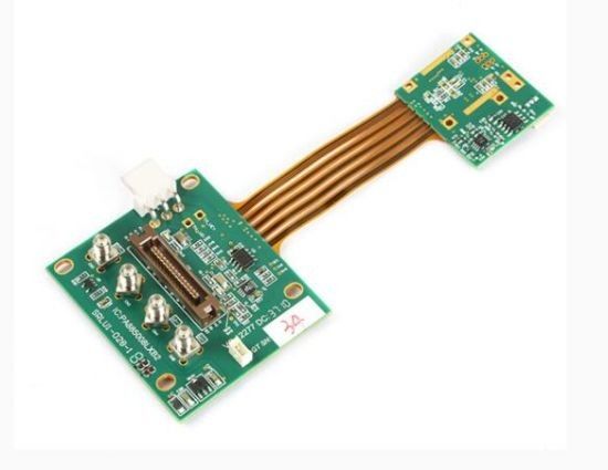 1/2Oz Polimid Esnek Pcb İmalat Kartı PI Malzemesi Beyaz Sarı Lehim Maskesi Direnç
