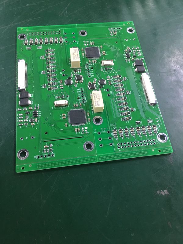 Siyah Serigrafi RF4 Yüzeye Montaj PCB Montajı SMT Devre Kartı Üretimi için