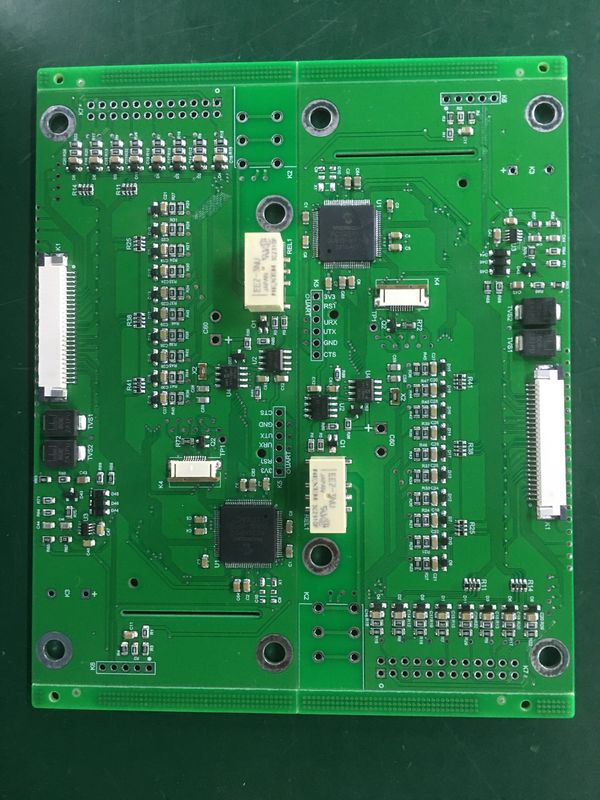 Siyah Serigrafi RF4 Yüzeye Montaj PCB Montajı SMT Devre Kartı Üretimi için