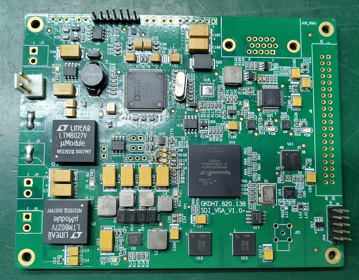 Altın Detektörü Anahtar PCB Montajı 1200 * 400mm'ye kadar Top Ağı Montajı