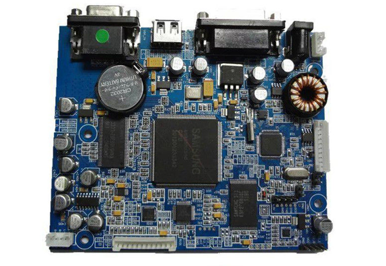 Prototip Pcba Immersion Tin 1.60mm PCBA Black Solder Mask Tıbbi PCB Pil İçine Yapılmış