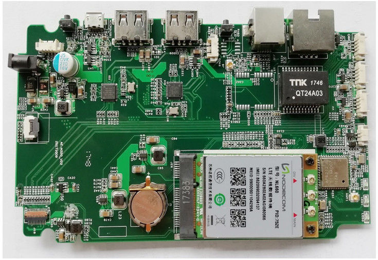 FR-4 PCB Montajı IPC Sınıf 2 veya 3 Standart 5 Katman 4 Mil Line Quickturn PCB