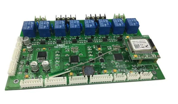 Elektronik Pcba Devre Kartı Yeşil İpek Anahtar PCB Montajı ENIG 2U Dondurma Altın IPC Sınıf II / III