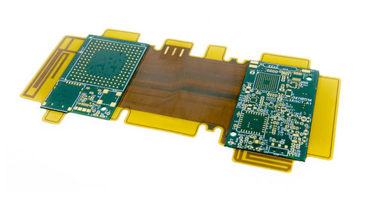 Elektronik PCB Montaj Şirketi Gümüş 1-30L Impedans Kontrolü 100 Ohm Süreç Sert Fleks PCBA