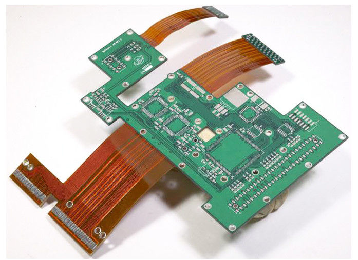 Elektronik PCB Montaj Şirketi Gümüş 1-30L Impedans Kontrolü 100 Ohm Süreç Sert Fleks PCBA