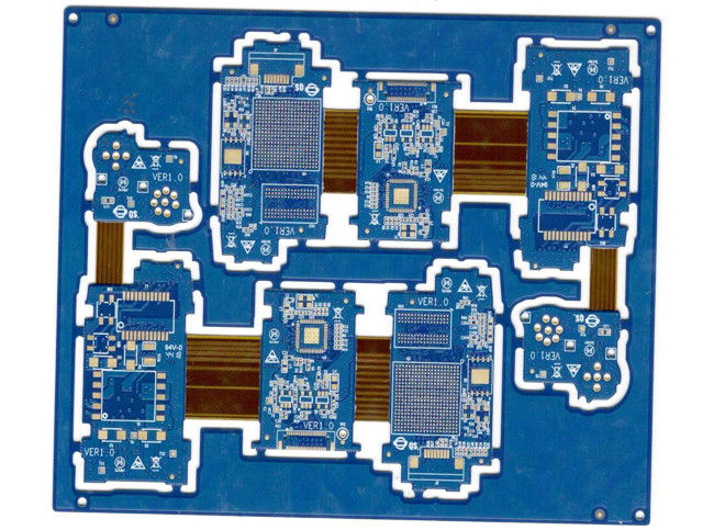 Elektronik PCB Montaj Şirketi Gümüş 1-30L Impedans Kontrolü 100 Ohm Süreç Sert Fleks PCBA