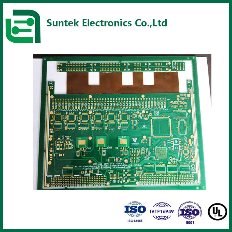 Maks katman 38L 1.6mm Kalınlığı 1OZ Bakır Özel PCB tabloları 8L katman ve Getek temel malzemesi ile