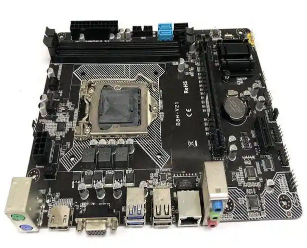 Malzeme FR4 Metal tabanlı PCB ROHS ISO9001 SMT PCB Board ManufacturingFor Industrial Control Security