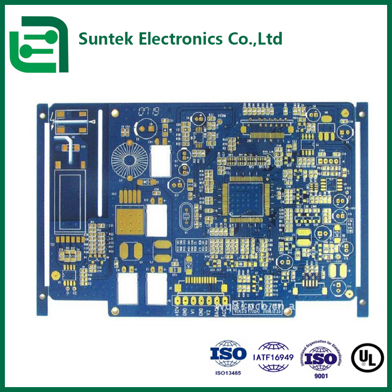 OEM / ODM ENIG Çok Katmanlı Alüminyum PCB Montajı RoHS Uyumlu 100% E-Test AOI Test