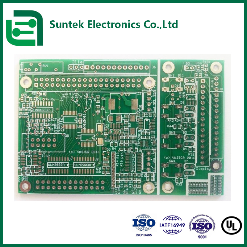 OEM / ODM ENIG Çok Katmanlı Alüminyum PCB Montajı RoHS Uyumlu 100% E-Test AOI Test
