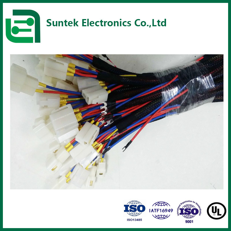 Custom Cable Assembly and Wire Harness with Testing Voltage 1000 V, Loop Resistance 280 Ohm, and Temperature Rating -40°C To 105°C