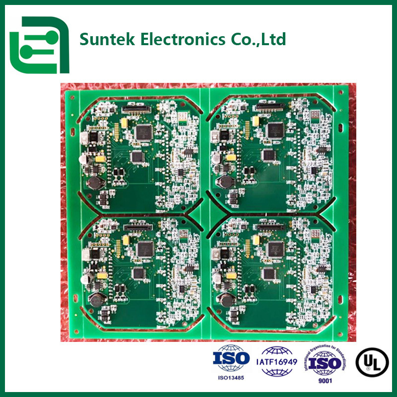 Turnkey PCB Assembly with White Silk and Vacuum Package for Industrial Control Applications