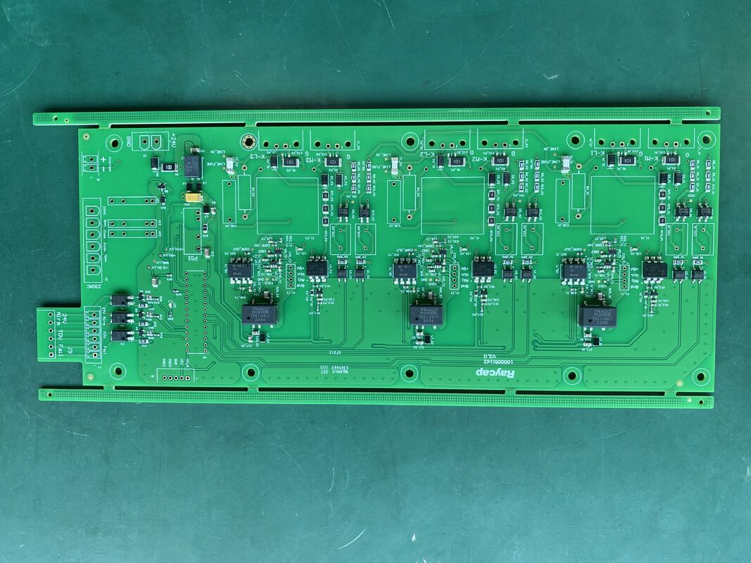 Min Delik Çapı 0.1mm İletişim PCB Montajı, ROHS Standartlarını Karşılayacak Şekilde Tasarlanmıştır ve Bağlantı için 0.2 ila 6mm Kart Kalınlığına Sahiptir