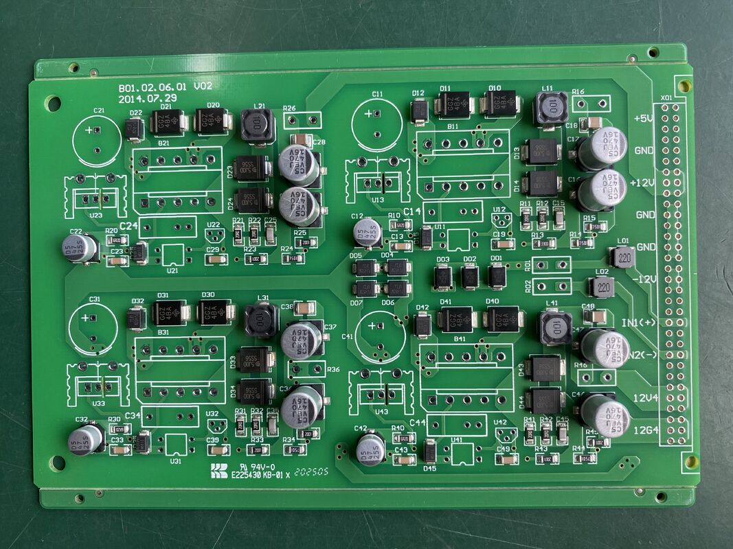 Min delik çapı 01mm İletişim PCB montajı 6 katman Yüksek Tg170 ve Yüksek Tg180 İletişim cihazları için optimize edilmiş