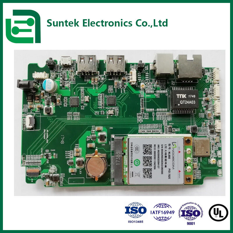 ISO13485 ISO9001 Sertifikalı 1L-32L Katmanlı Tıbbi ve Endüstriyel Uygulamalar için Yüksek yoğunluklu SMT PCB Montajı