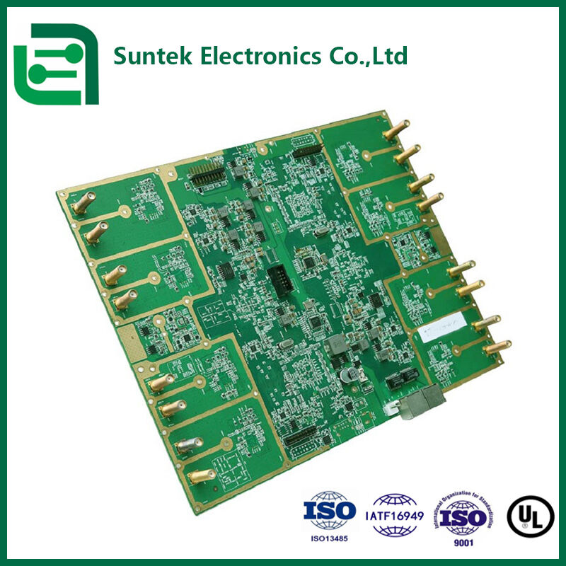 ISO13485 ISO9001 Sertifikalı 1L-32L Katmanlı Tıbbi ve Endüstriyel Uygulamalar için Yüksek yoğunluklu SMT PCB Montajı