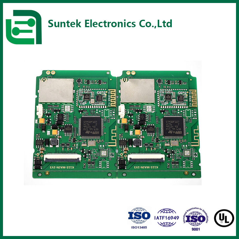 Çok katmanlı Metal Core SMT PCB Üretimi UL ROHS ISO9001 Sertifikalı Endüstriyel Otomasyon için 4 Katmanlı FR4 Tahta