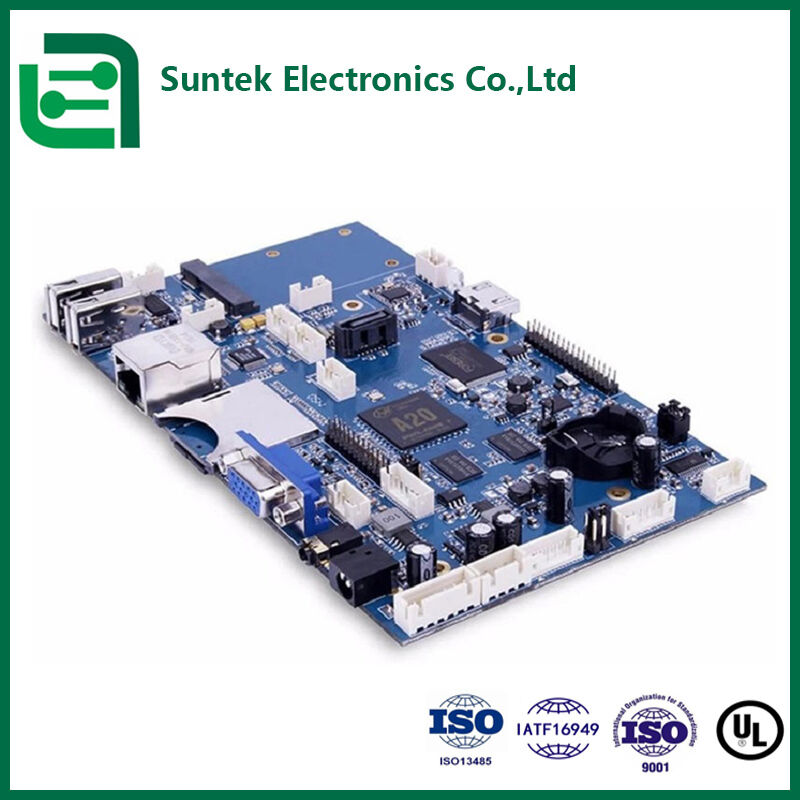 Çok katmanlı Metal Core SMT PCB Üretimi UL ROHS ISO9001 Sertifikalı Endüstriyel Otomasyon için 4 Katmanlı FR4 Tahta