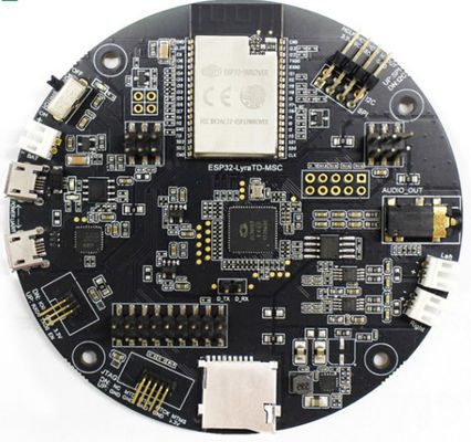 SMT Elektronik PCB Montaj Üretimi Hızlı Prototip Siyah Soldermask