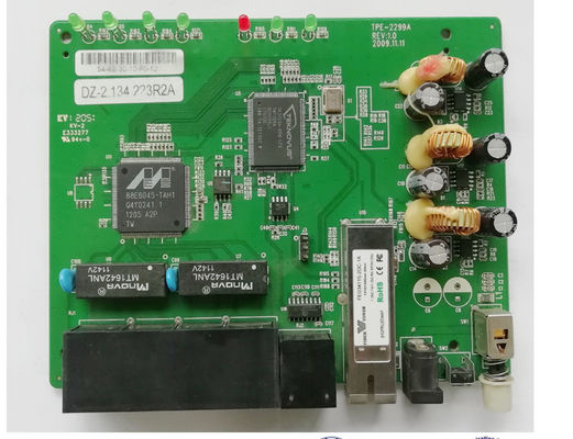 Enerji PCBA Üretim Endüstrisi Gelişmiş Altın Kaplamalı FR-4 PCB Montajı