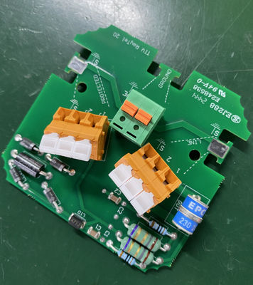 Haberleşme Ekipmanları Bakır PCB'ler, 0,05 mm'lik LW/LS Min. ve Siyah Serigrafi Rengi