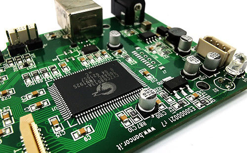 Tek Durak Hizmet PCB Montaj Sözleşmeli Üretici Yeşil İpek ENIG 2U İle