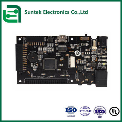 Yüksek Kaliteli PCB Montajı Yeni Enerji Araçları İçin Impedans Kontrolü ve SMT ile Siyah FR4 HDI
