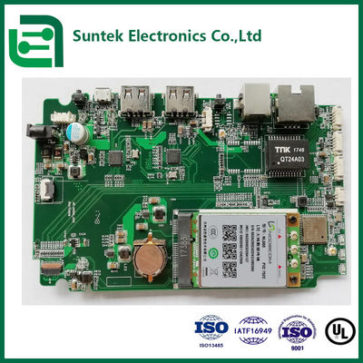 Profesyonel FR4 FPC PCB PCBA Montaj Kartı Telekomünikasyonda Kullanılır